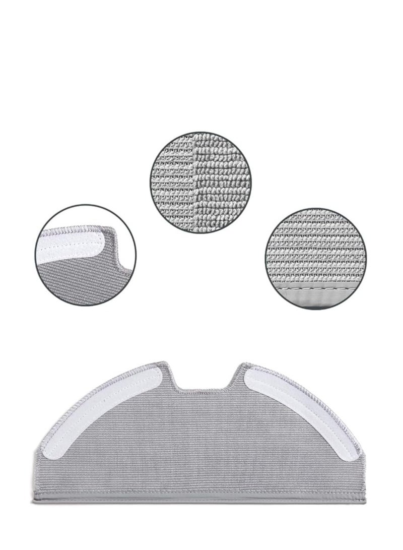 إيوفي Vacuum Mop Replacement Pads, Compatible with eufy X8 Pro Series Robot Vacuums, Washable and Reusable Soft Mopping Pad Parts Accessories 10 W ‎T29F10A1 grey - Image 2