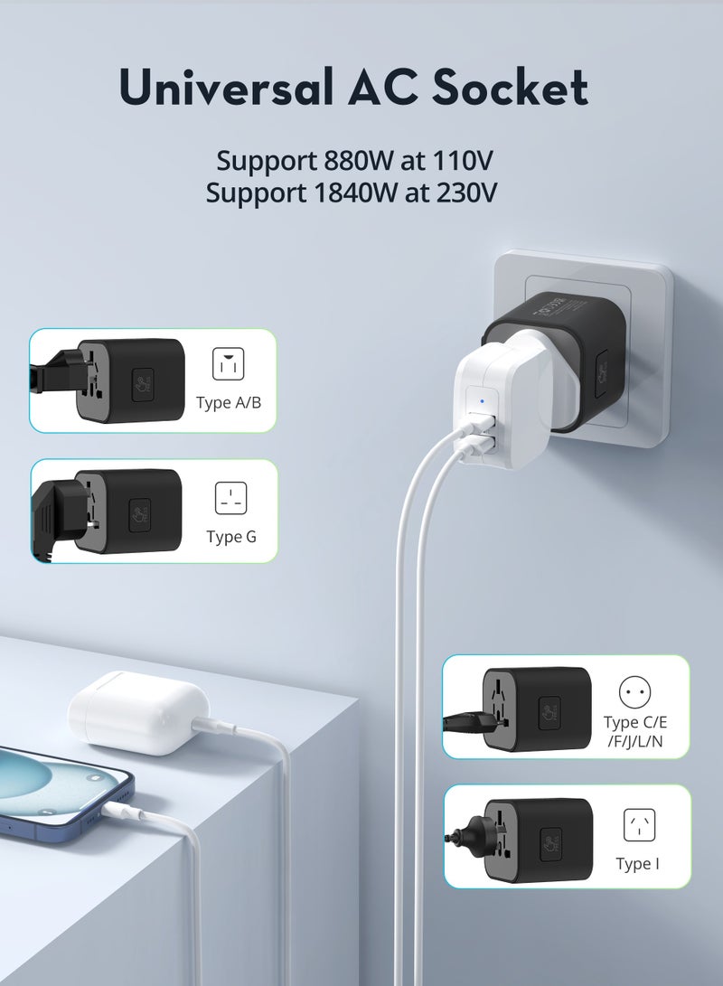 راف باور - فيش سفر راف باور متعدد المداخل بقوة 1840 واط - اسود - Image 3