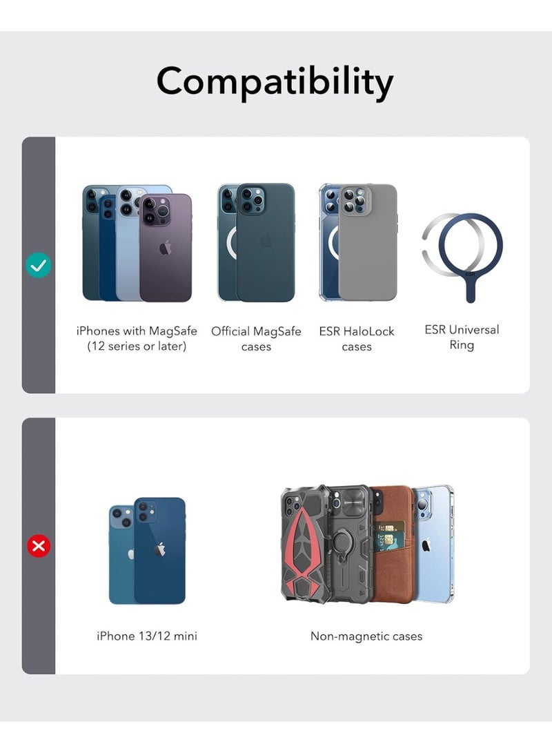 ESR HaloLock Vegan Leather Wallet Stand - Light Tan - Image 4