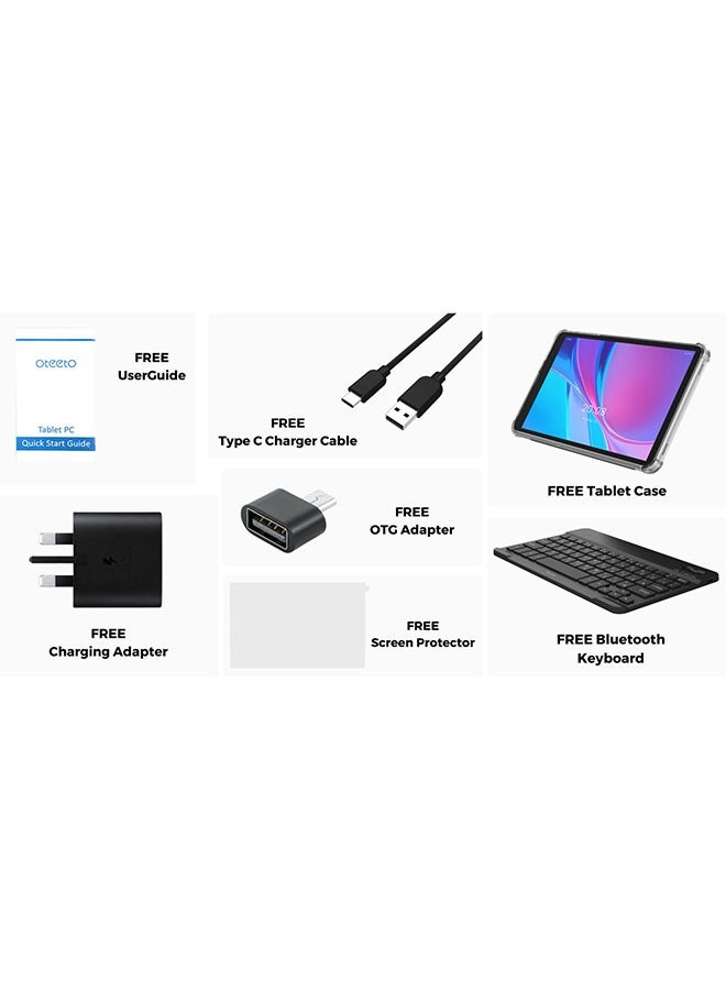 أوتيتو تاب 8 بوصة IPS ثنائي الشريحة 8 جيجابايت رام 256 جيجابايت 5G رمادي - النسخة الدولية - Image 3