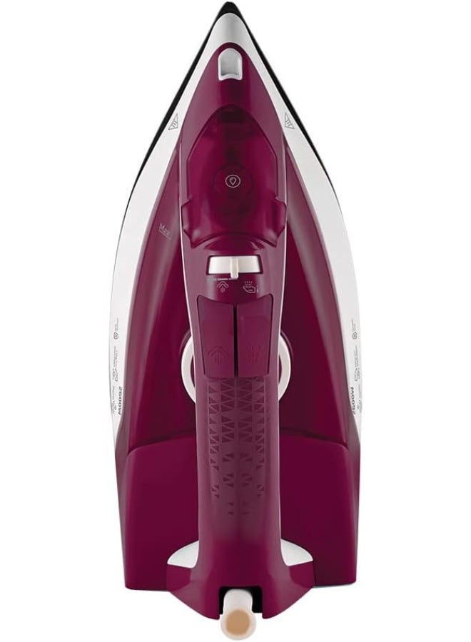 بيكو Steam Iron 2600 W Ceramic Coated Soleplate With Steam Pools Auto Shut Off Assorted Colors 240 ml 2600 W SIM 3126 R Maroon - Image 4