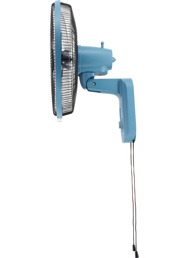 KHIND 16 Inch BLDC Wall Fan with Ball Bearing | 28 Watts Power, 4 Speed Control, Strong Air Delivery, Low Noise, Teal Blue | Ideal for Office, & Home -WF1601DC | 2 Years Warranty 28 W WF1601DC Teal Blue - Image 4