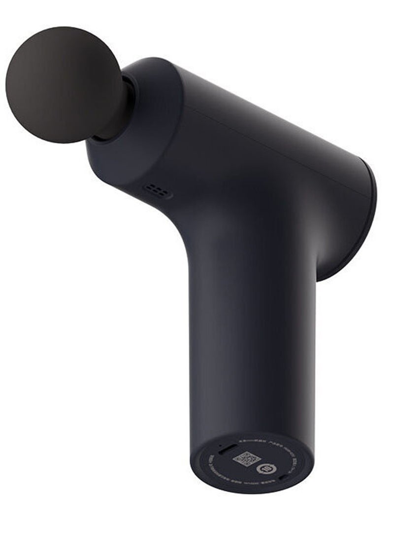 شاومي جهاز تدليك ميني محمول وقوي مع تدليك بالطرق، 3 رؤوس تدليك، عمر بطارية طويل وعمليات هادئة - أسود - Image 1