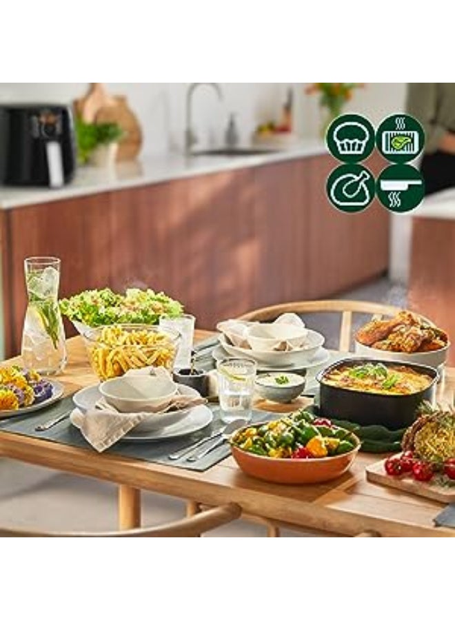 Philips Airfryer XXL - 2200W, 50Hz, 7.3L, 1.4KGs, Fat Removal Technology, Rapid Air Technology, Connected with HomeID APP, Black - HD9650/90 7.3 L 2225 W HD9650/90 BLACK - Image 4