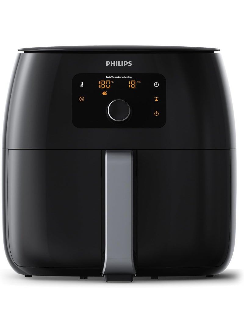 Philips Airfryer XXL - 2200W, 50Hz, 7.3L, 1.4KGs, Fat Removal Technology, Rapid Air Technology, Connected with HomeID APP, Black - HD9650/90 7.3 L 2225 W HD9650/90 BLACK - Image 1