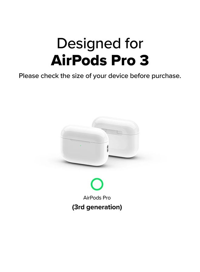 Ringke Onyx Magnetic for Airpods Pro 3 Case with Carabiner [Compatible with MagSafe] Non-Slip Anti-Fingerprint Textured, Shockproof Protective Cover - Black BLACK - Image 2