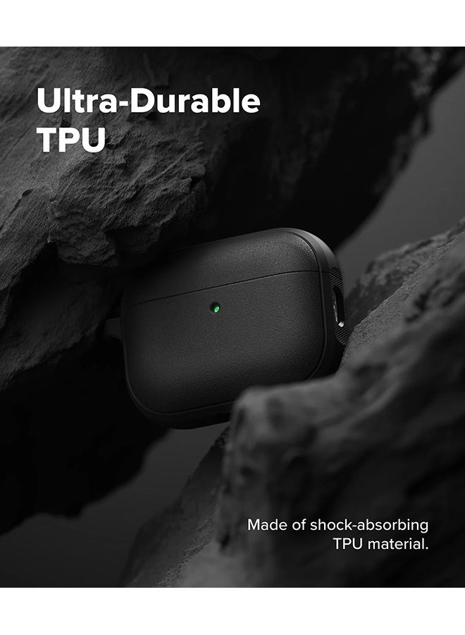 Ringke Onyx Magnetic for Airpods Pro 3 Case with Carabiner [Compatible with MagSafe] Non-Slip Anti-Fingerprint Textured, Shockproof Protective Cover - Black BLACK - Image 5