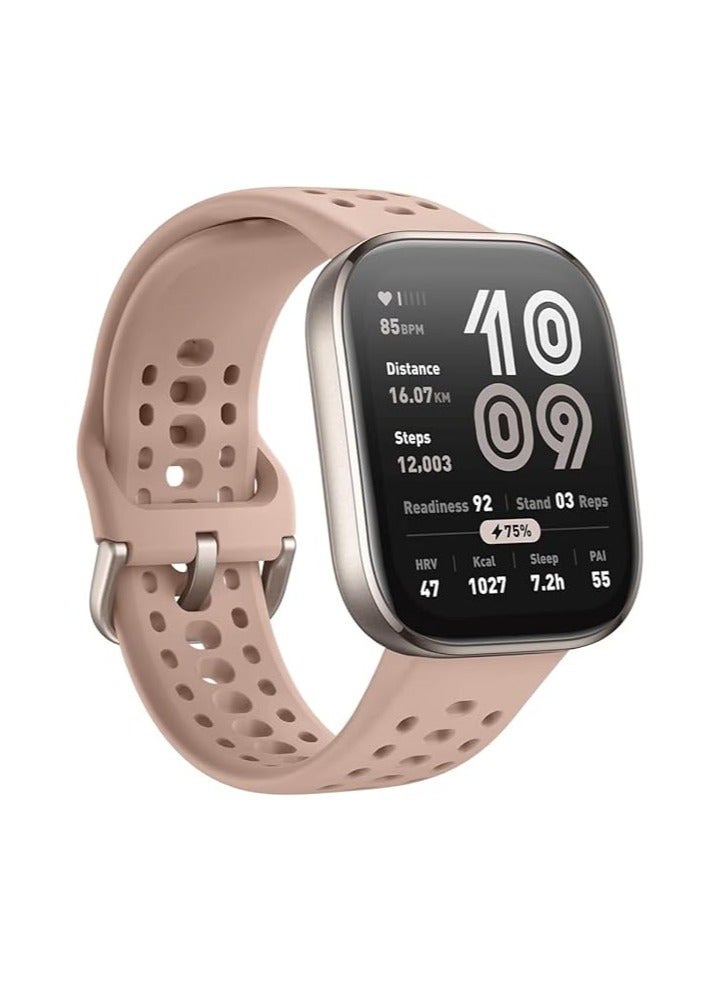 أمازفيت AMAZFIT Bip 6 Smart Watch 46mm, 14 Day Battery, 1.97" AMOLED Display, GPS & Free Maps, AI, Bluetooth Call & Text, Health, Fitness & Sleep Tracker, 140+ Workout Modes, 5 ATM Water-Resistance Blush - Image 1