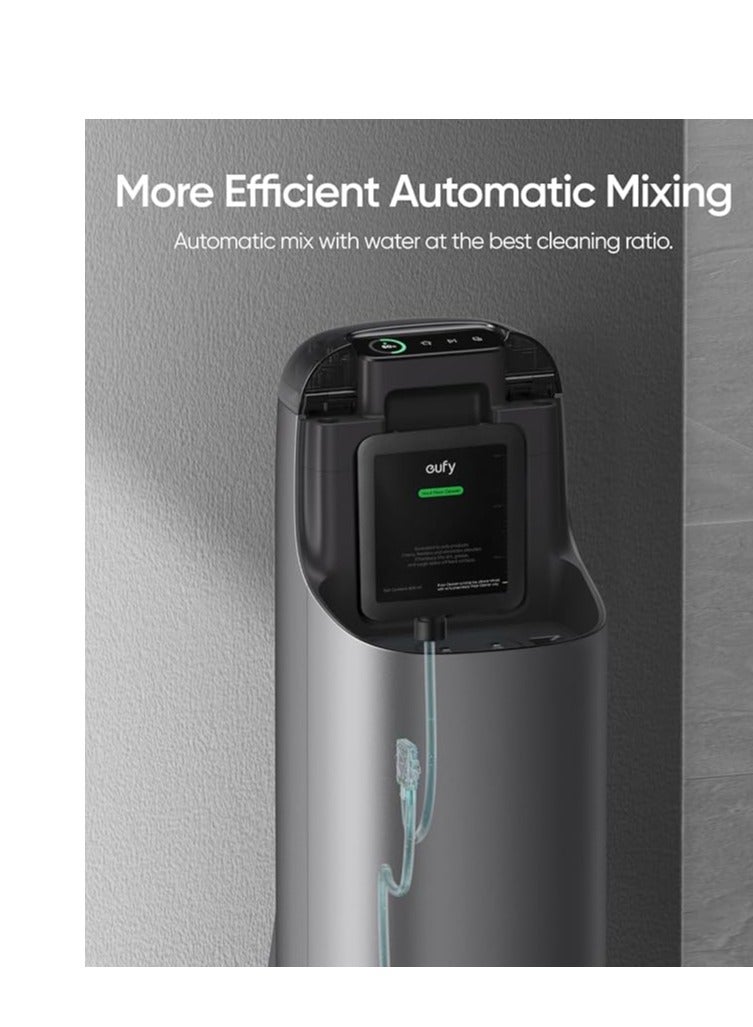 eufy Hard Floor Cleaner for Robot Vacuum Omni S1 Pro, Safe and Gentle for Hand, Automatically Mix without Manual Dilution, 600ml T29C1001 black - Image 4