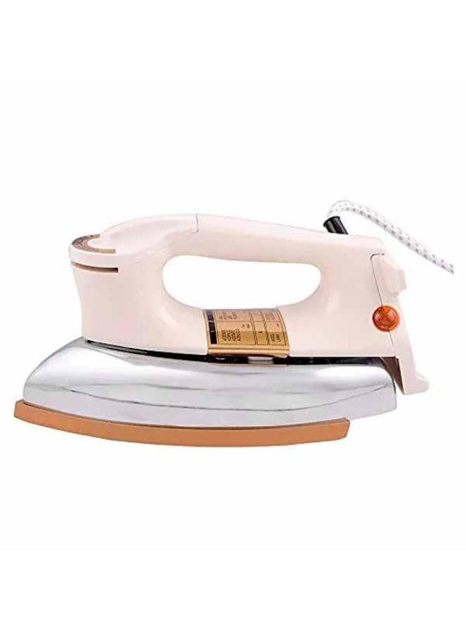 نيكاي Heavy Iron With Golden Teflon Coated Soleplate Overheating Protection 1200 W ND1724X White Golden - Image 1
