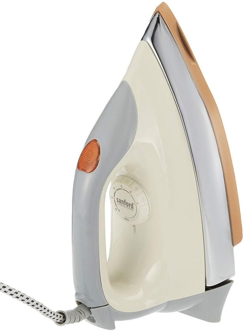 Sanford Ceramic Iron With Non Stick Soleplate & 6 Temperature Settings 1200 W SF28DI Offwhite Silver - Image 3