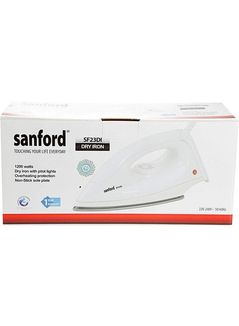 Sanford Dry Iron 1200 W SF23DI White - Image 1