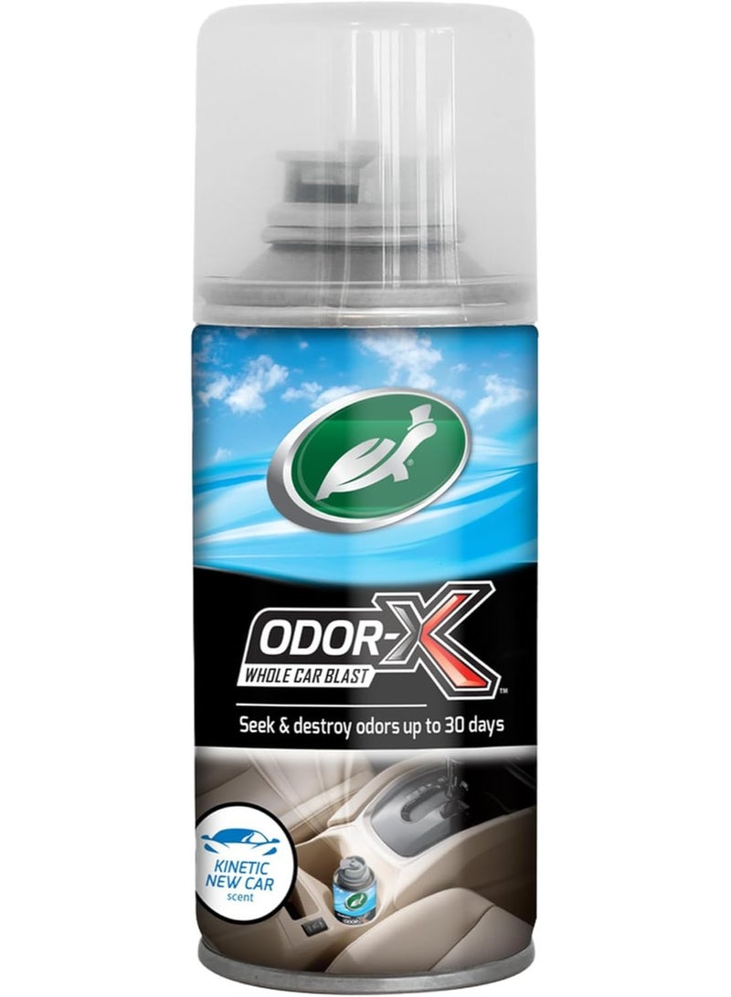 Turtle wax Odor Remover And Car Ac Cleaner Kinetic New Car Scent 100 ML - Image 1