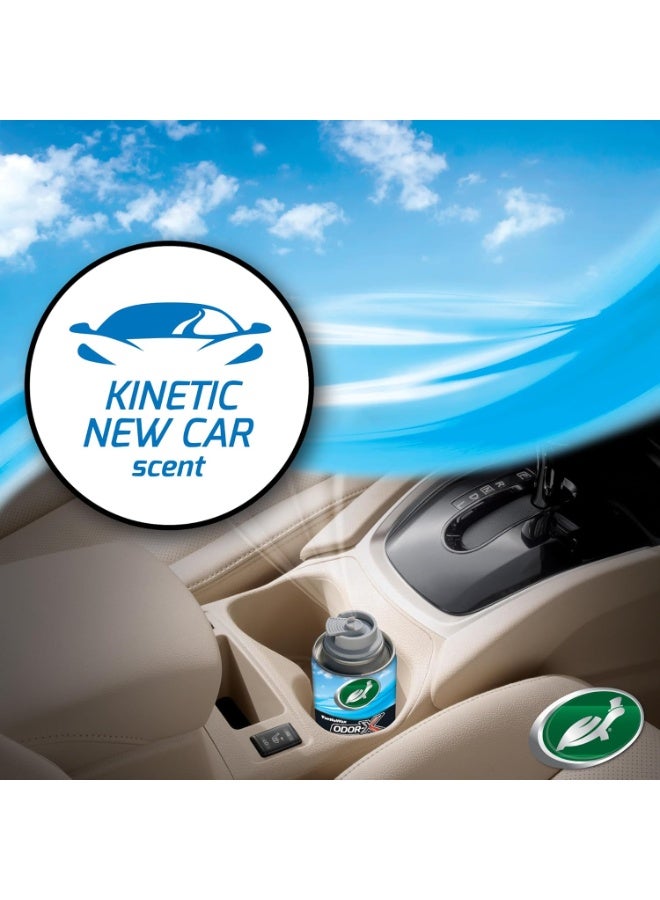 Turtle wax Odor Remover And Car Ac Cleaner Kinetic New Car Scent 100 ML - Image 3