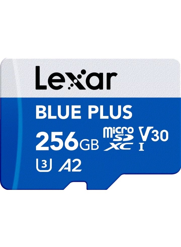 Lexar Blue Plus MicroSD Card - 256 GB - Image 3