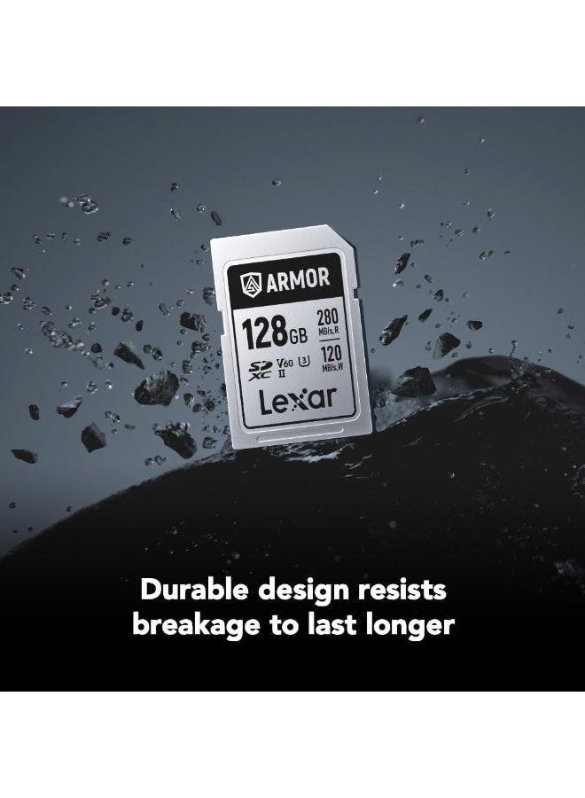 Lexar ARMOR SD 128GB Silver Pro 280MB/s V60 128 GB - Image 4