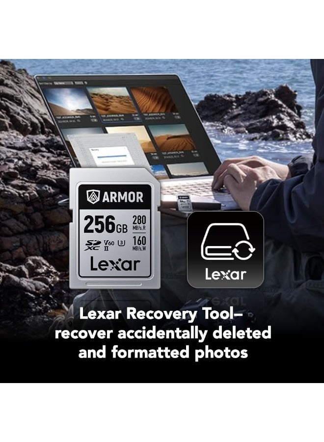 Lexar ARMOR SD 256GB Silver Pro 280MB/s V60 256 GB - Image 5