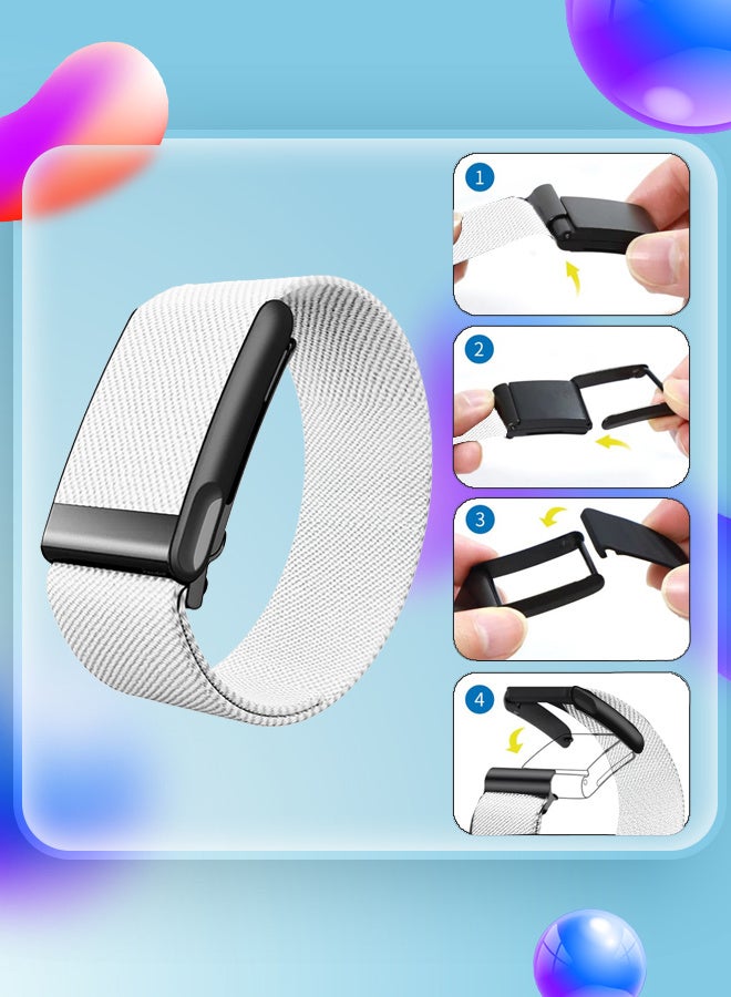 مارجون حزام رياضي نايلون قابل للتعديل متوافق مع Whoop Life MG - سوار بديل قابل للتنفس ومقاوم للماء - Image 3