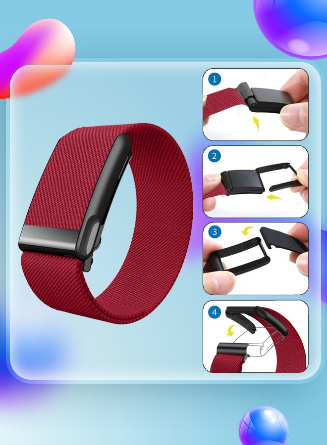 مارجون حزام رياضي نايلون قابل للتعديل متوافق مع Whoop Life MG – سوار بديل قابل للتنفس ومقاوم للماء - Image 3