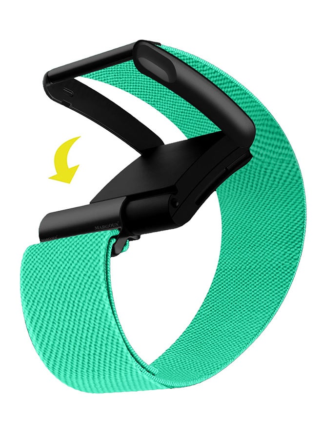 MARGOUN Adjustable Nylon Sport Strap Compatible with Whoop Life MG – Breathable and Waterproof Replacement Wristband Turquoise - Image 1