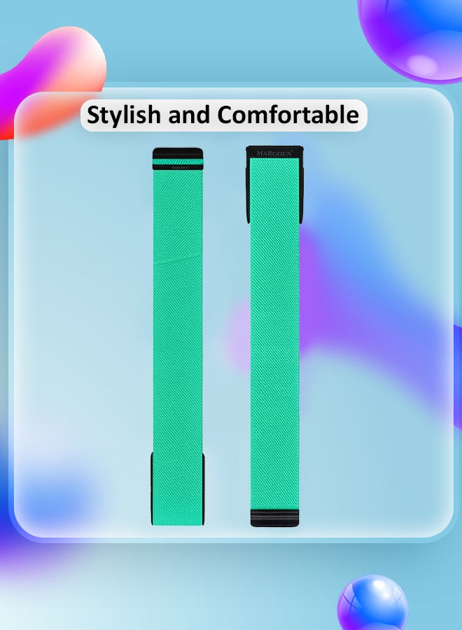 MARGOUN Adjustable Nylon Sport Strap Compatible with Whoop Life MG – Breathable and Waterproof Replacement Wristband Turquoise - Image 4