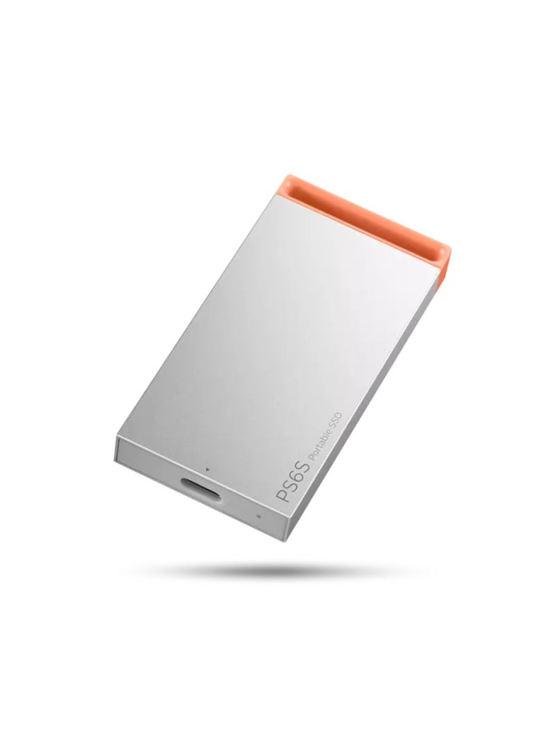 Lenovo PS6S Portable SSD, 512GB SSD, Silver 512 GB - Image 4