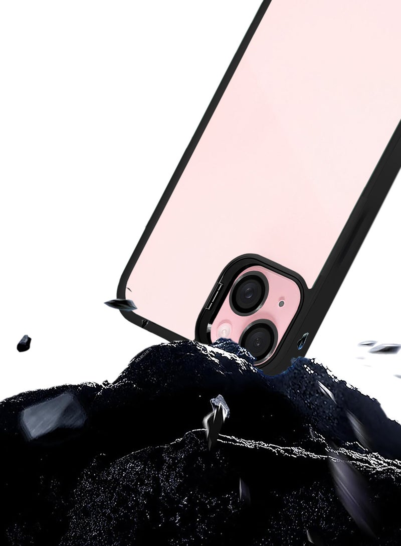 MARGOUN Clear Protective Case with Camera Lens Guard and Flip Stand for iPhone 15 Plus  – Anti-Scratch Shockproof Cover - black - Image 3