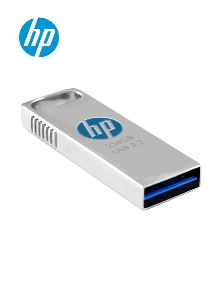 HP X306w | 256GB Pen Drive | USB 3.2 Flash Drive | Silver Metal 256 GB - Image 5