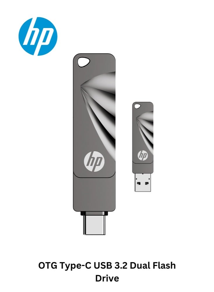 HP 762C USB Pen Drive | 64GB OTG Type-C USB 3.2 Dual Flash Drive for Iphone 15 Iphone 16 Android Tablet PC Laptop 64 GB - Image 4