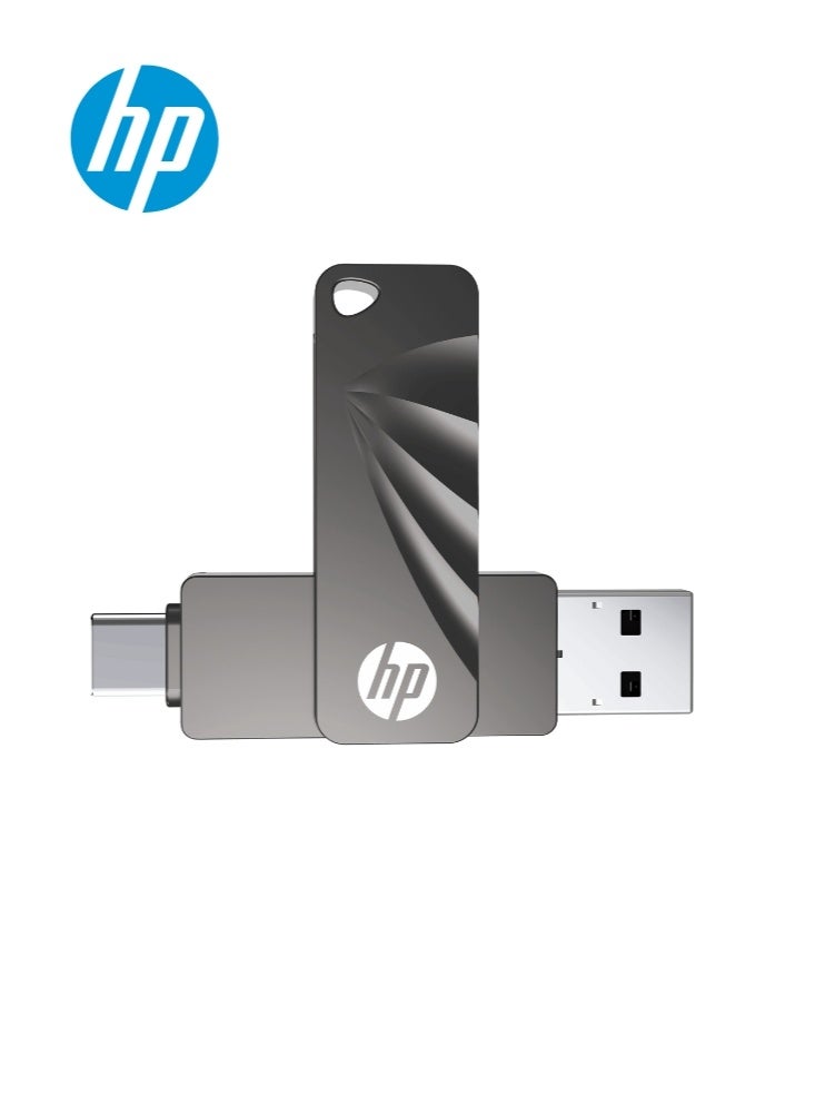 HP 762C USB Pen Drive | 64GB OTG Type-C USB 3.2 Dual Flash Drive for Iphone 15 Iphone 16 Android Tablet PC Laptop 64 GB - Image 3