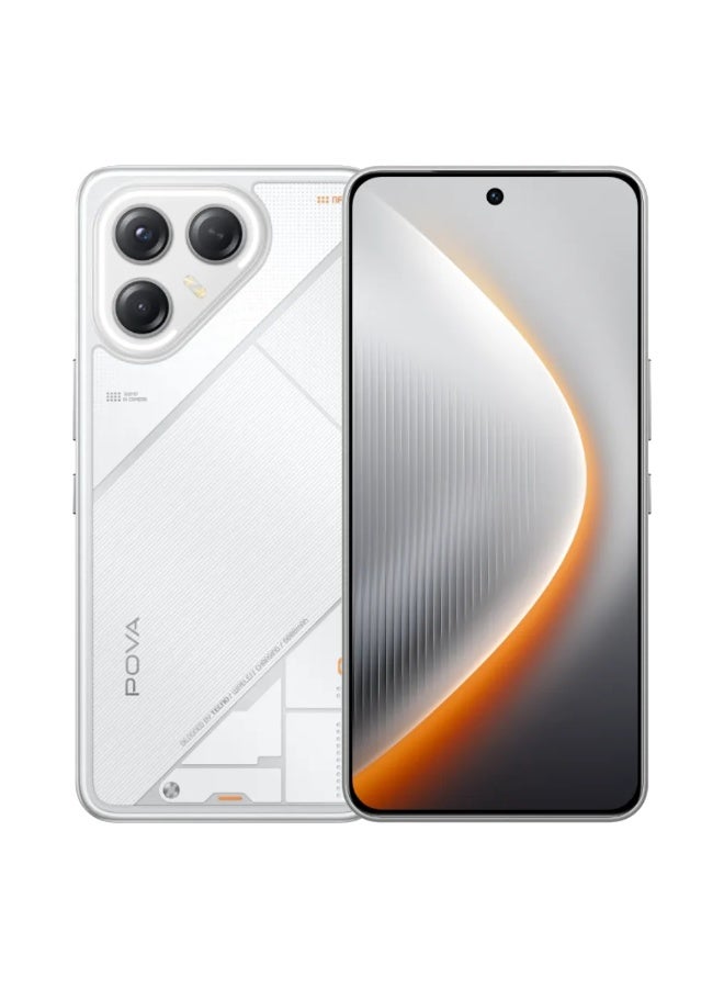 Pova 7 Dual SIM Magic Silver 8GB RAM 256GB 5G - Middle East Version