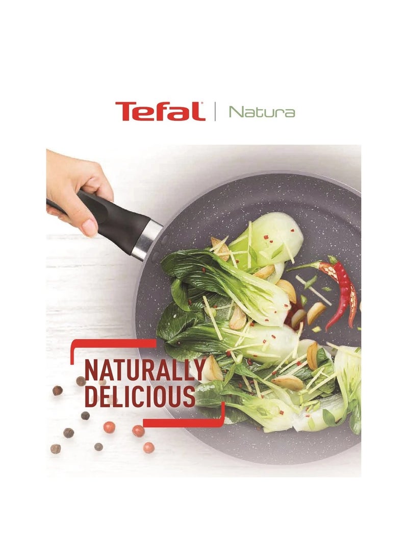 تيفال مقلاة ناتورا 20 سم (أواني طهي غير لاصقة، طلاء مينيراليا غير لاصق، إشارة حرارية) - Image 3