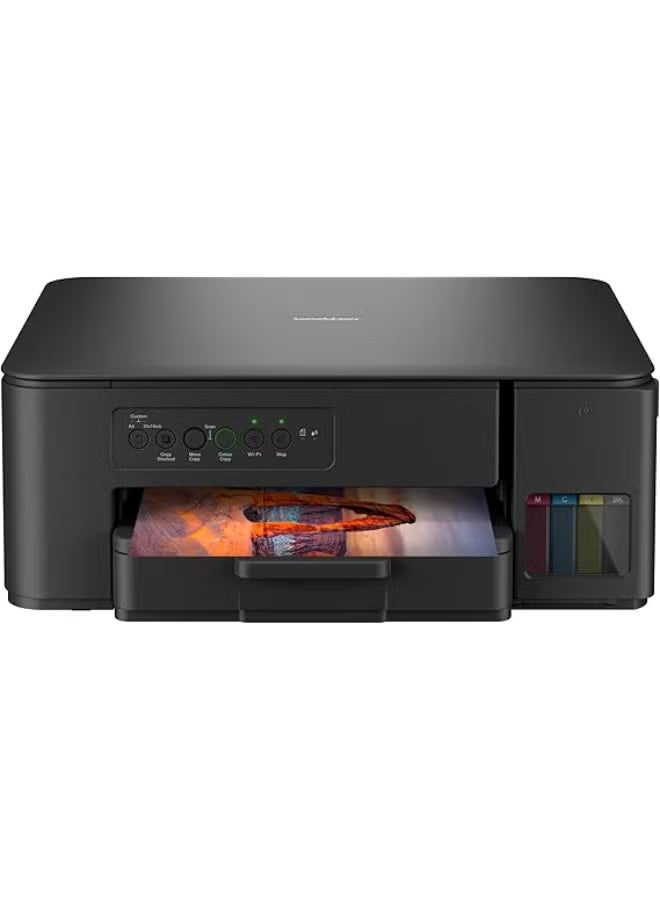 brother Wireless All In One Ink Tank Printer, DCP-T430W, Wireless & Mobile Print, Ultra Compact Design-black BLACK - Image 1