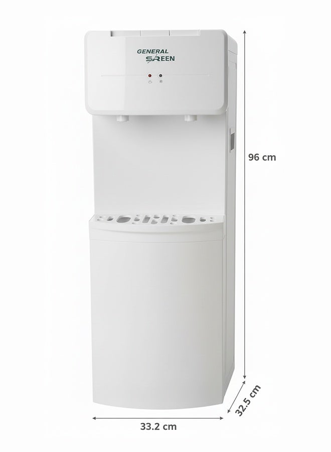 SREEN Water Dispenser - Hot & Cold - 550W SRW-93W White - Image 2