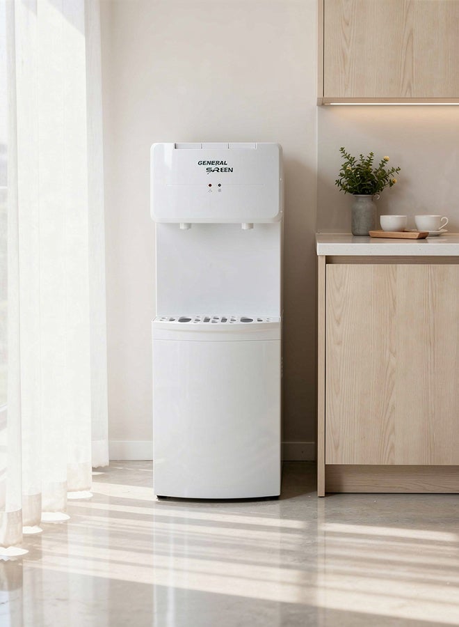 SREEN Water Dispenser - Hot & Cold - 550W SRW-93W White - Image 3