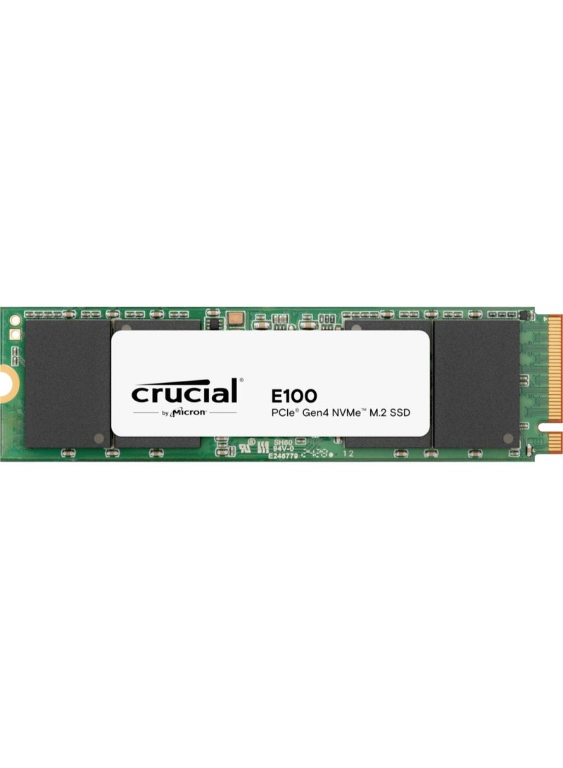 crucial E100 2TB PCIe Gen4 NVMe M.2 SSD 2 TB - Image 1