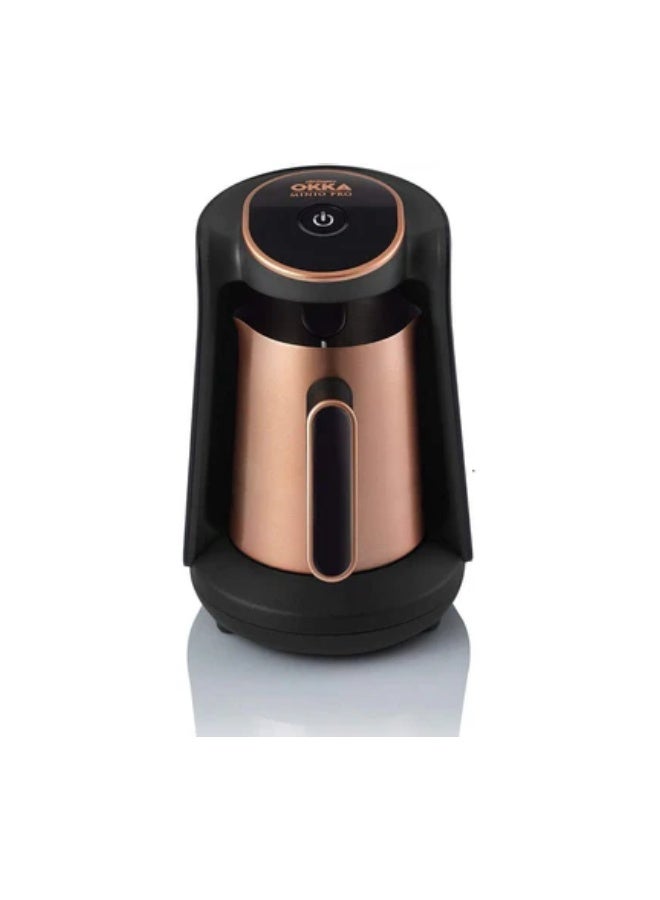 أرزوم Okka Minio OK0010 Turkish Coffee Machine | 4-Cup Capacity | 480W Power | Anti-Overflow System 400 ml 480 W OK0010 brown - Image 2
