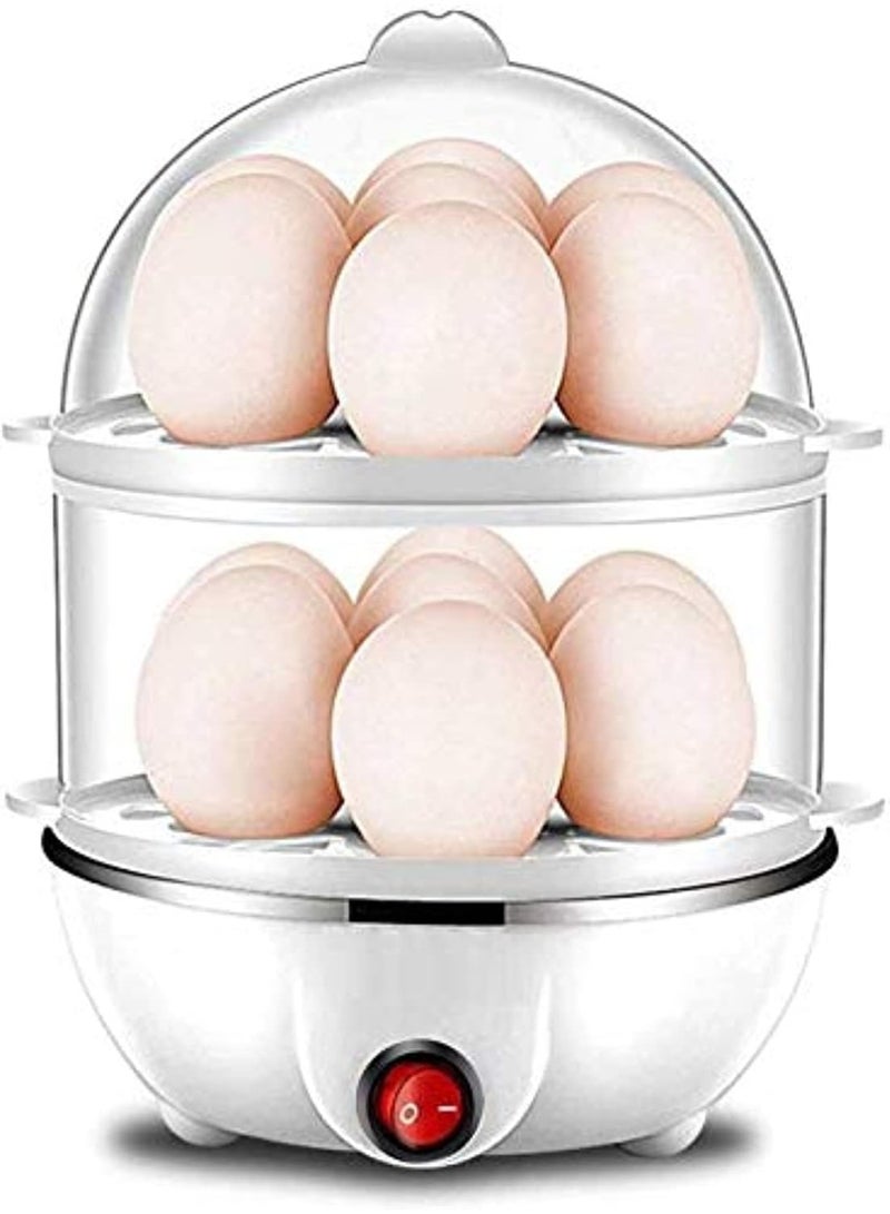 دي إل سي  غلاية بيض كهربائية وبخار - سعة 14 بيضة، 350 واط، طهي سريع وسهل، إيقاف تلقائي، طباخ متعدد الوظائف - Image 1