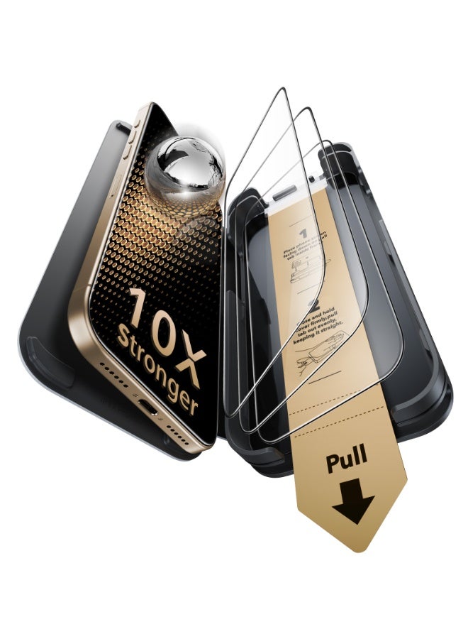 ESR Accessory Glass by Corning™ 1 Pack 9H+ Glass for iPhone 17 Pro Screen Protector, with AR Anti-Reflective Technology, Military Grade Shatterproof & Durable with UltraFit Tray Clear - Image 1