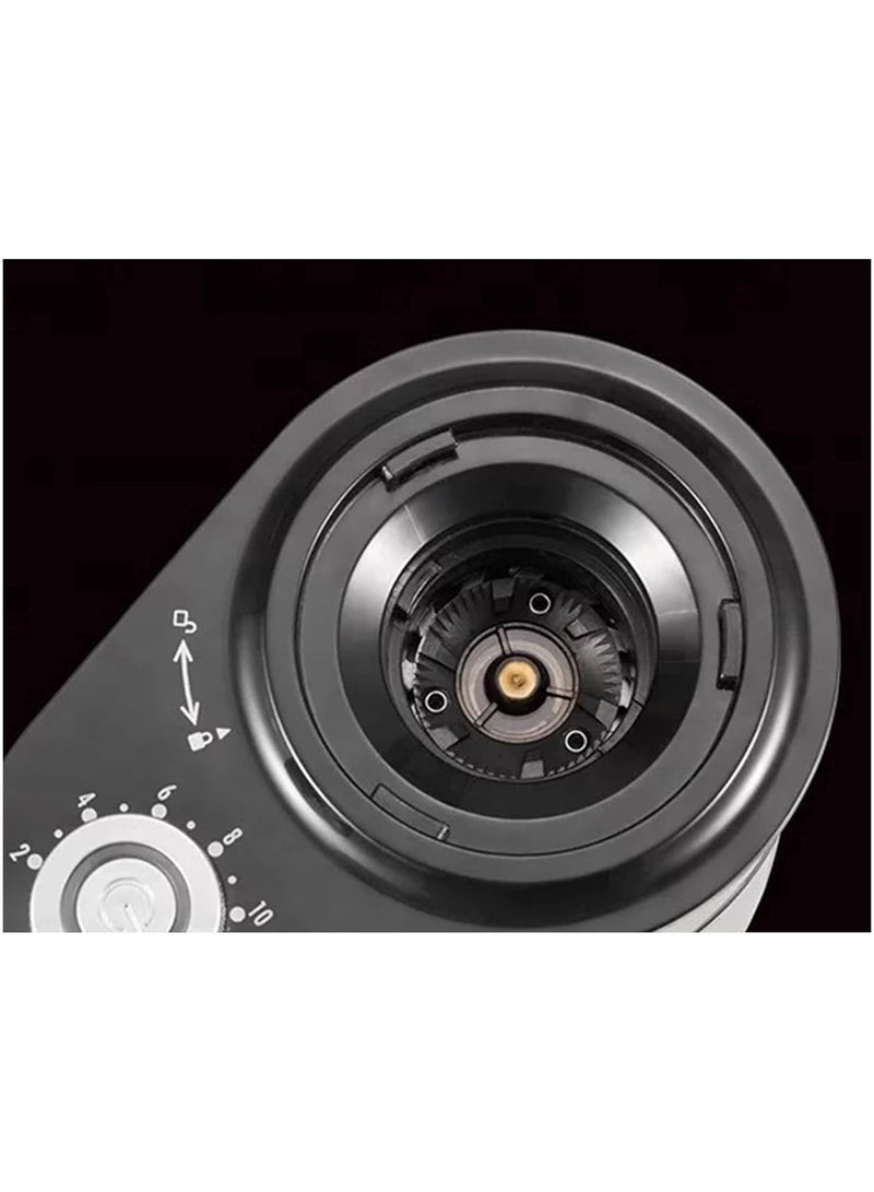 دي إل سي  مطحنة قهوة كهربائية متعددة السرعات 150 واط - 16 إعداد طحن، سعة 240 جرام لتحضير القهوة الفرنسية، الإسبريسو والتقطير - مطحنة حبوب وتوابل مدمجة - Image 4