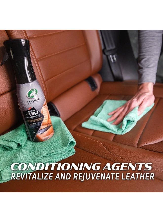 Turtle wax Hybrid Solutions Car Leather Cleaner & Conditioner Misting Spray 591ml - Image 3