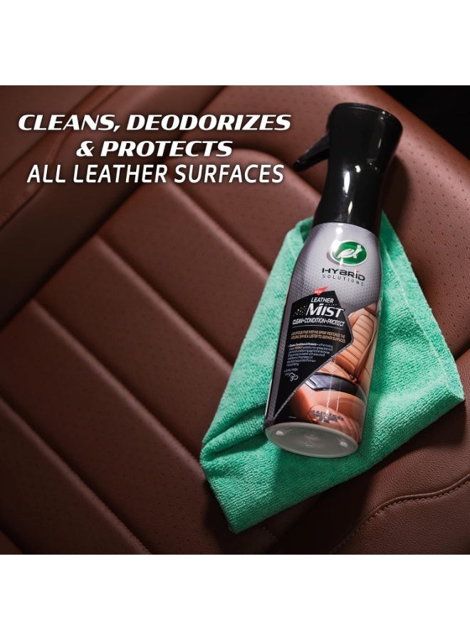 Turtle wax Hybrid Solutions Car Leather Cleaner & Conditioner Misting Spray 591ml - Image 2