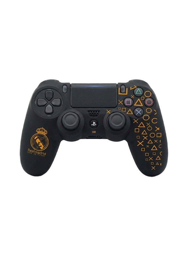 Sony DualShock 4 Wireless Controller for PlayStation 4 Bundle with PS4 Silicone Anti-Slip Shockproof Skin Real Madrid Soft Rubber Grip Cover for Better Control & Durable Protection Sleeve for PS4 Controller - Image 3
