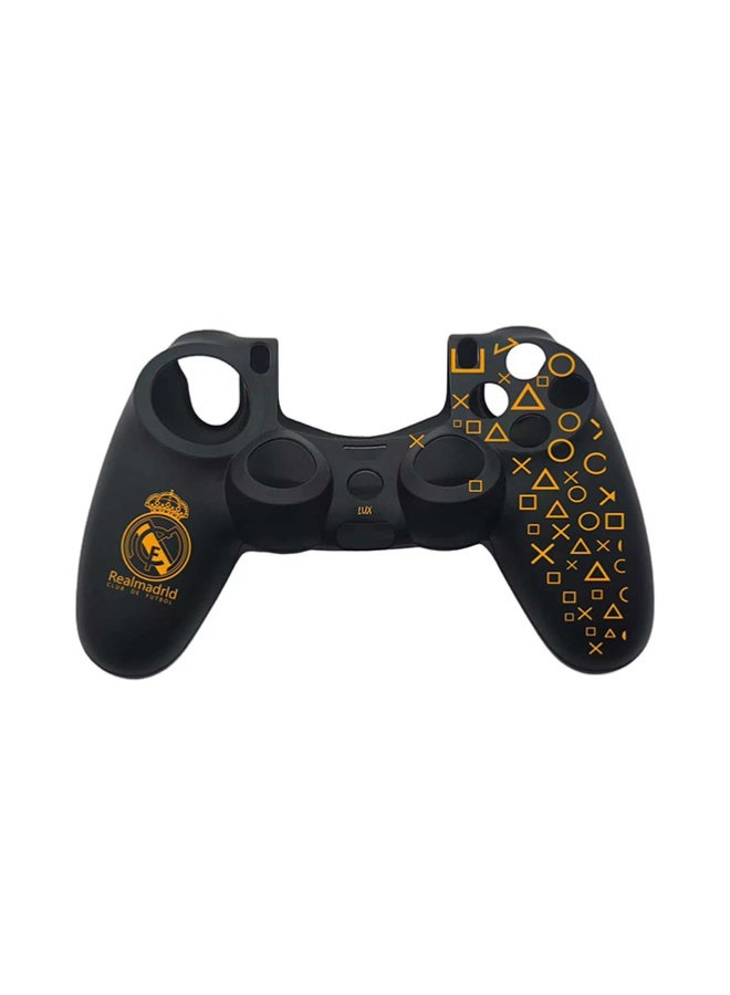 Sony DualShock 4 Wireless Controller for PlayStation 4 Bundle with PS4 Silicone Anti-Slip Shockproof Skin Real Madrid Soft Rubber Grip Cover for Better Control & Durable Protection Sleeve for PS4 Controller - Image 4