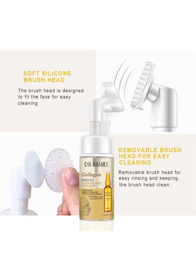 DR. RASHEL Collagen Essence Cleansing Mousse Multicolour 125grams - Image 2