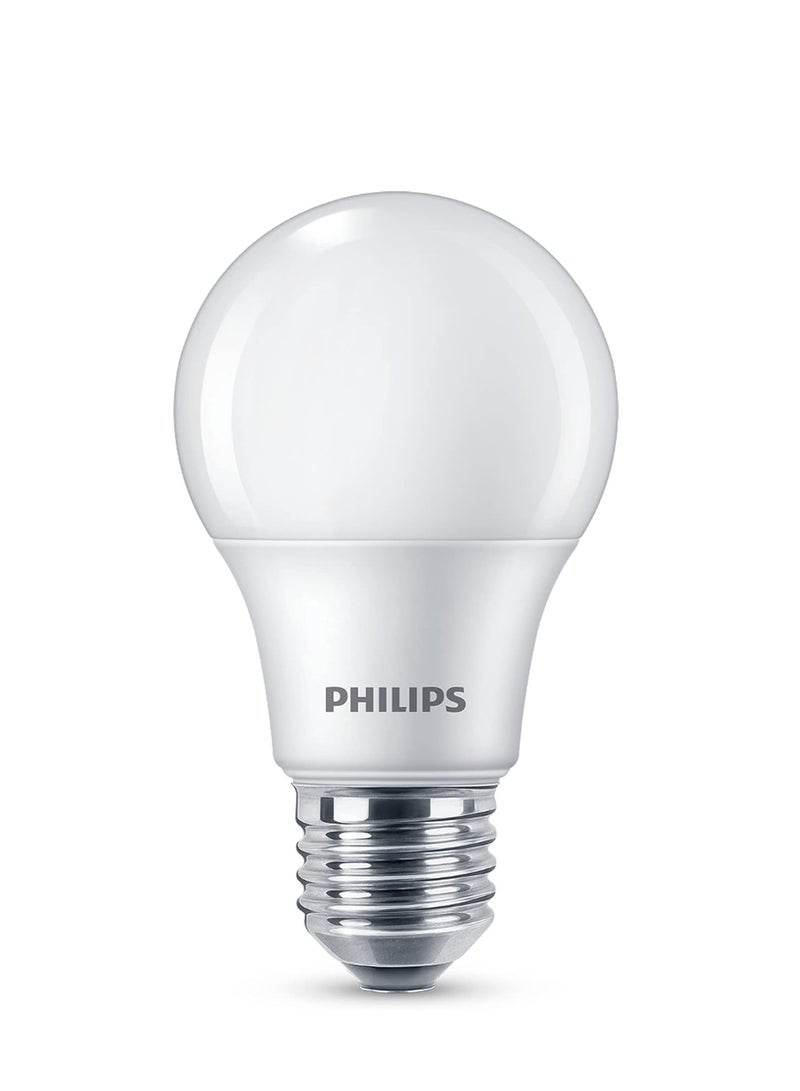 فيليبس A60 Frosted LED Bulb, Non-Dimmable, E27 Base, 9W-65W Equivalent, Cool Daylight 6500K, Value Pack of 3 E27 - Image 5