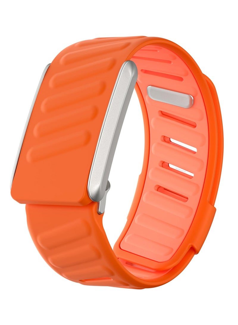 MARGOUN Sports Strap Compatible with Whoop 4.0 Soft and Breathable Silicone Strap Adjustable Replacement Wristbands for Whoop 4.0 Band - orange - Image 3