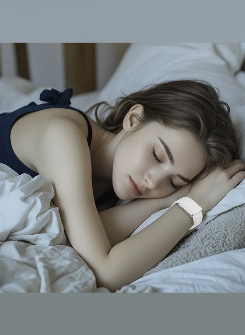 مارجون Sports Strap Compatible with Whoop 4.0 Soft and Breathable Silicone Strap Adjustable Replacement Wristbands for Whoop 4.0 Band - white - Image 4