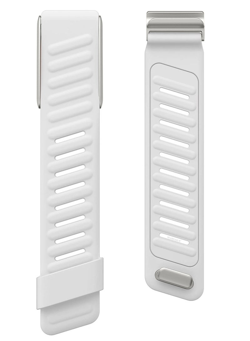 مارجون Sports Strap Compatible with Whoop 4.0 Soft and Breathable Silicone Strap Adjustable Replacement Wristbands for Whoop 4.0 Band - white - Image 2