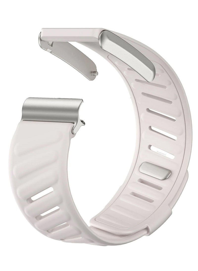 MARGOUN Sports Strap Compatible with Whoop 4.0 Soft and Breathable Silicone Strap Adjustable Replacement Wristbands for Whoop 4.0 Band - Sand Pink - Image 1